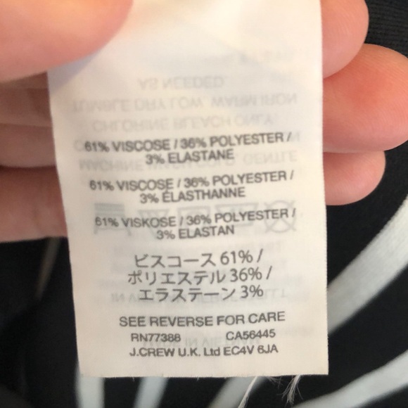 J Crew Factory classic stripe dress sz xs - Picture 7 of 7